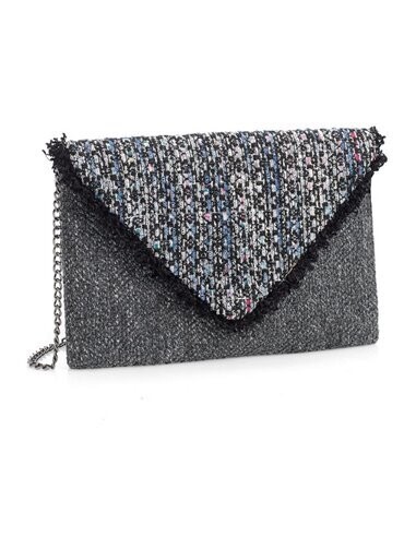 Borsa in stoffa con glitter e micro paillettes