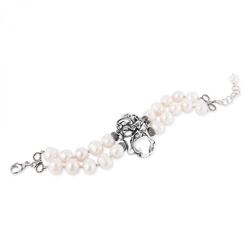 Bracciale Perle e Maschera