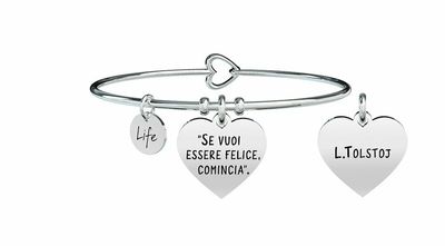 Se Vuoi Essere Felice … L. Tolstoj Bracciale - Donna - Kidult