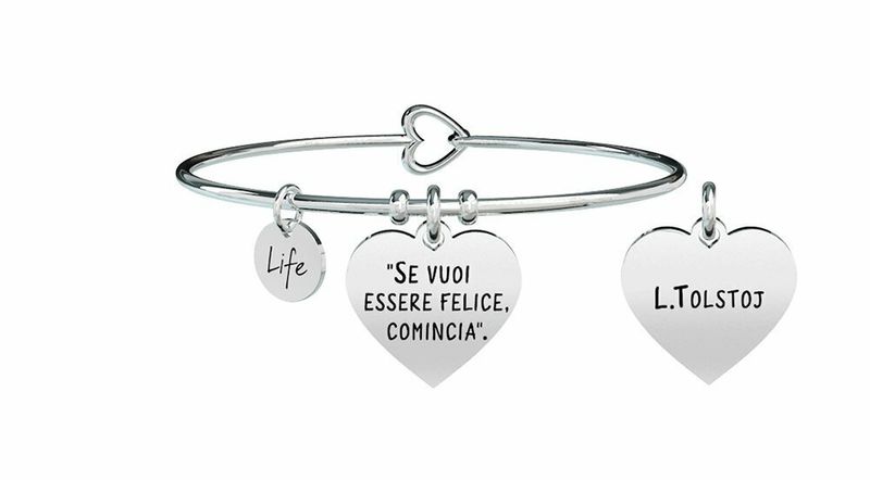 Se Vuoi Essere Felice … L. Tolstoj Bracciale - Donna - Kidult