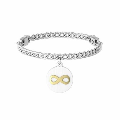 Bracciale Kidult In Acciaio Infinito  Love Life  Symbols