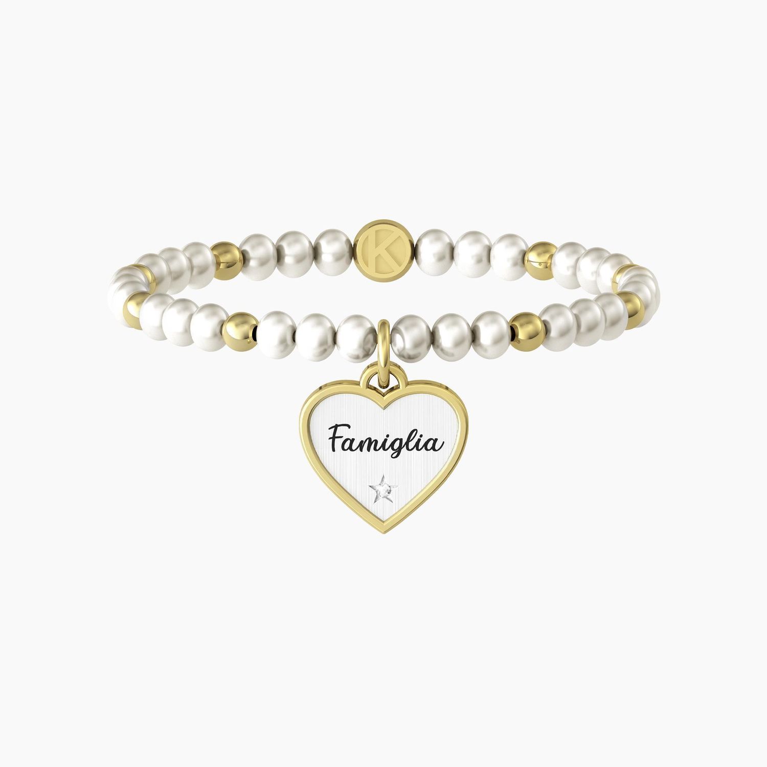 Bracciale Con Perle Coltivate Dedicato Alla Famiglia - Kidult