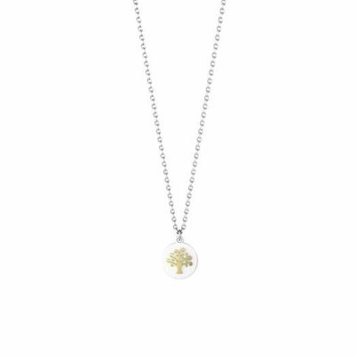 Collana Kidult In Acciaio Albero Della Vita  Beautiful Life  Nature