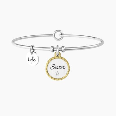 Bracciale Rigido Per Sorella Con Frase - Kidult
