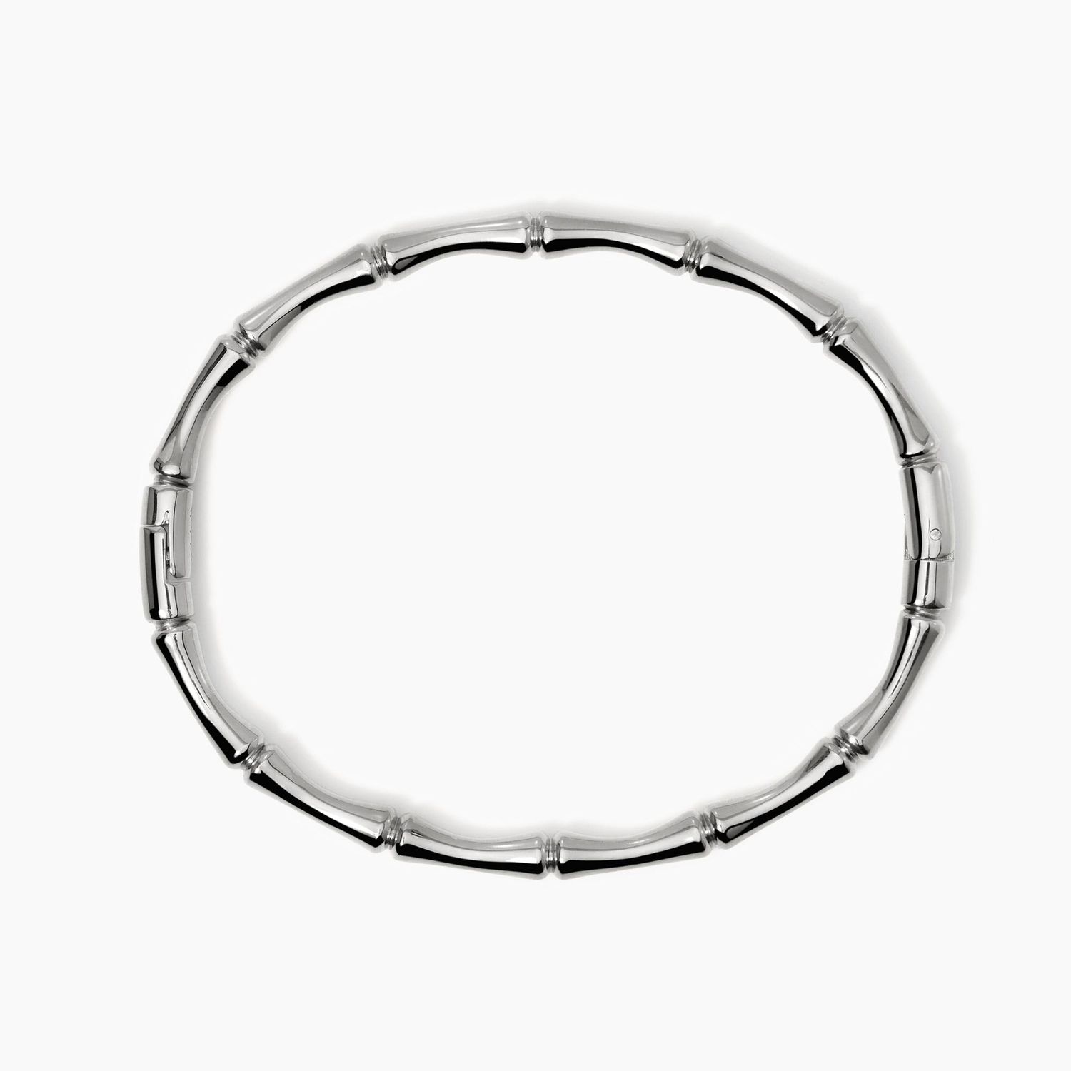 Bracciale rigido effetto bamba' in acciaio Kidult