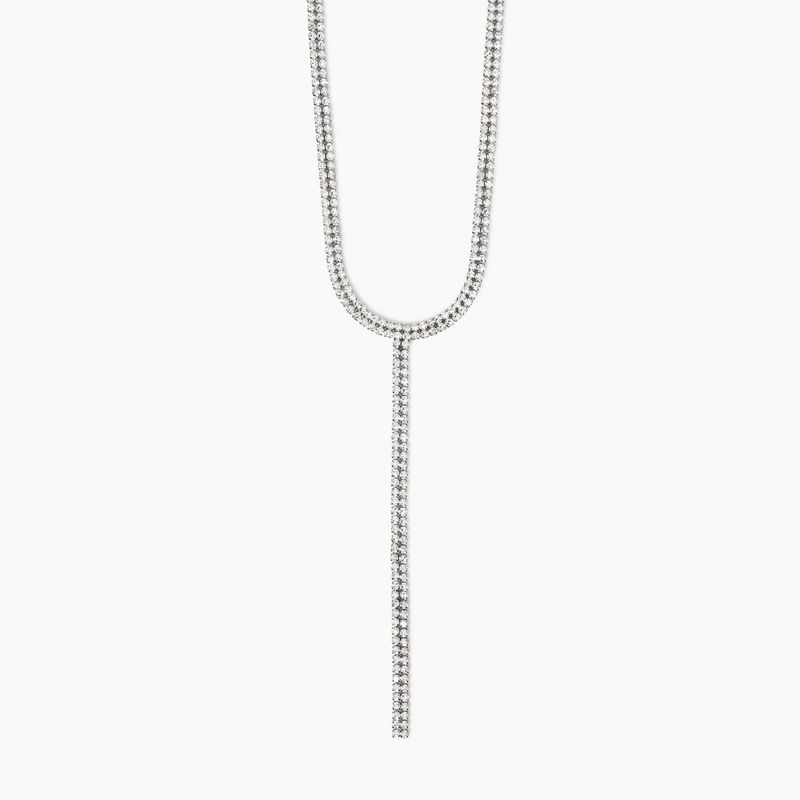 Girocollo tennis cravattino con cristalli Style 10 Kidult