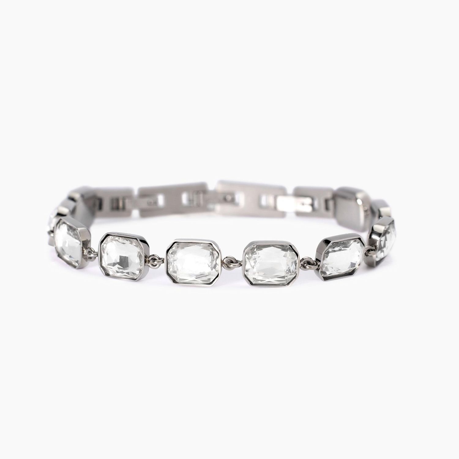 Bracciale con cristalli bianchi Style 01 Kidult