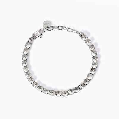 Bracciale tennis con cristalli bianchi Style 12 Kidult