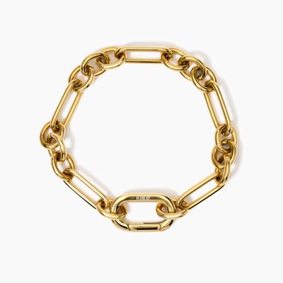 Bracciale dorato maglie alternate Style 06 Kidult