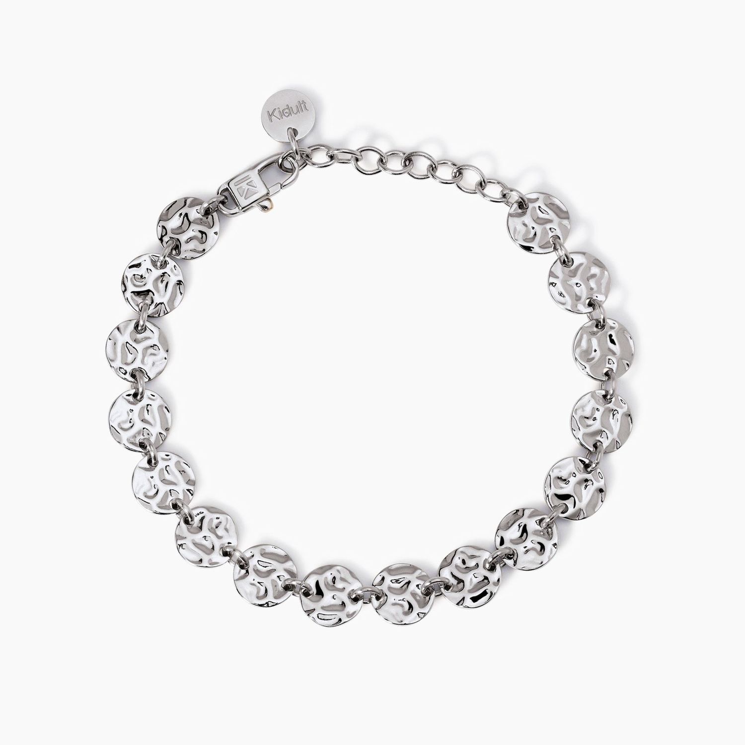 Bracciale con tondi effetto martellato Style 03 Kidult