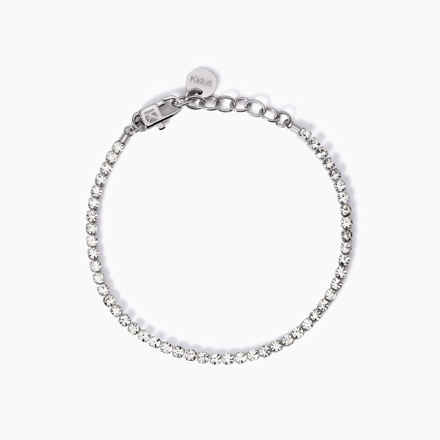 Bracciale tennis cristalli bianchi Style 11 Kidult