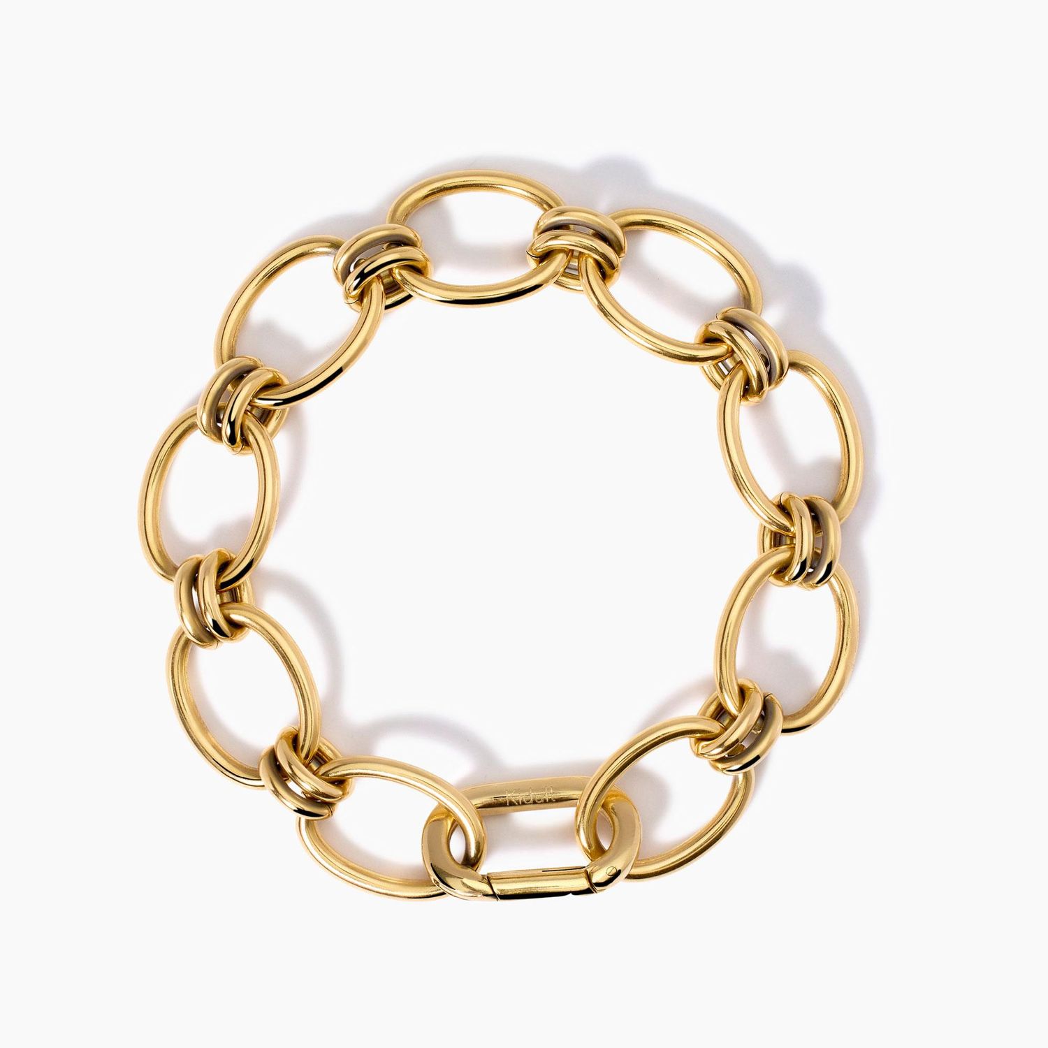 Bracciale dorato con maglie larghe Style 06 Kidult