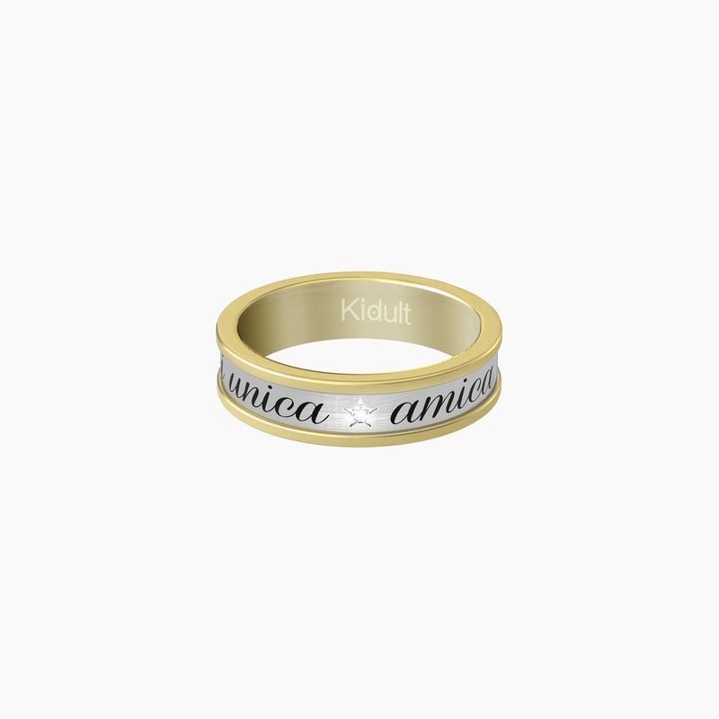 Anello Kidult CUORE | AMICA SEI UNICA mis 19