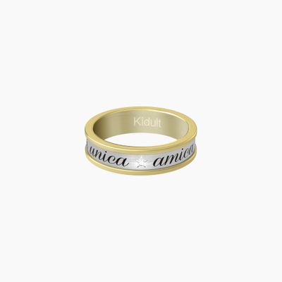 Anello Kidult CUORE | AMICA SEI UNICA mis 15