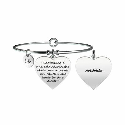 L'Amicizia E' Una Sola Anima … Aristotele Bracciale - Donna - Kidult