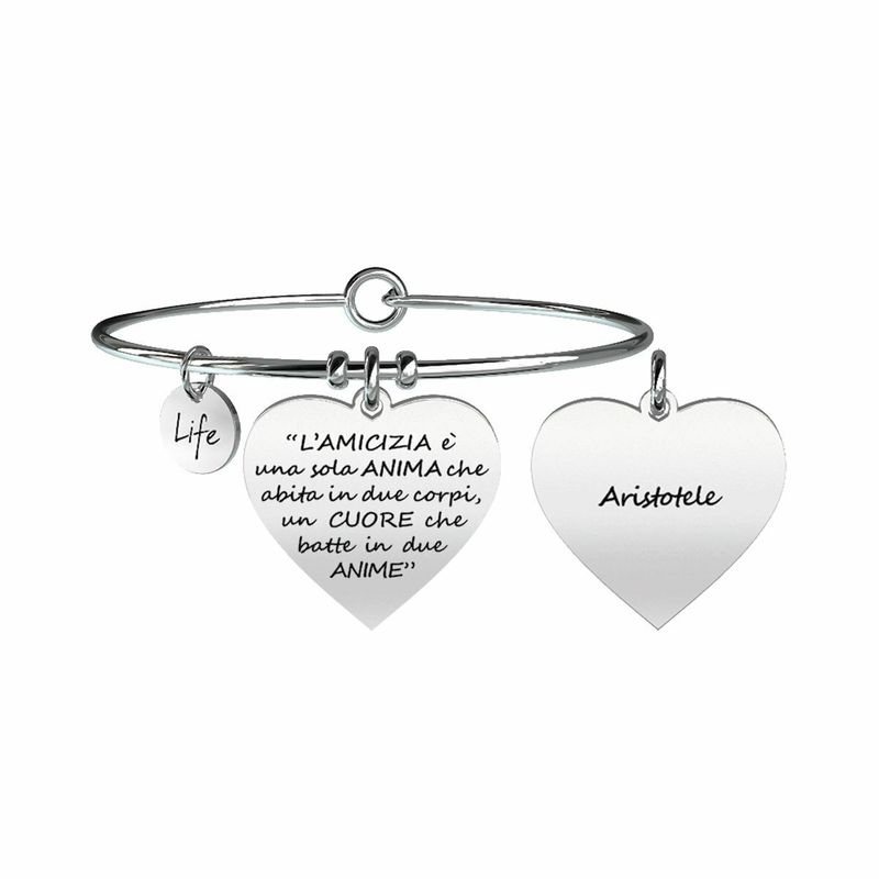 L'Amicizia E' Una Sola Anima … Aristotele Bracciale - Donna - Kidult