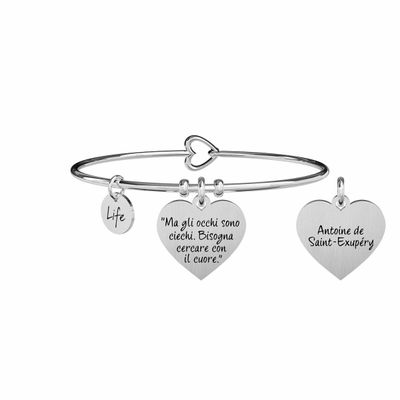 Ma Gli Occhi Sono Ciechi … A. De Saint Exupe'Ry Bracciale - Donna - Kidult