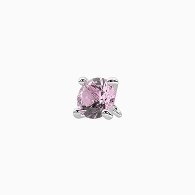 Ciondolo con zircone rosa taglio diamante Kidult