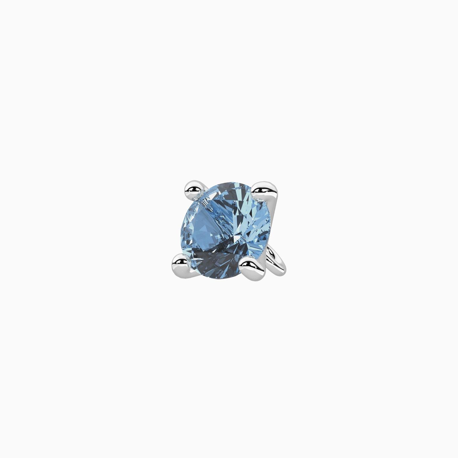 Ciondolo con zircone azzurro taglio diamante Kidult