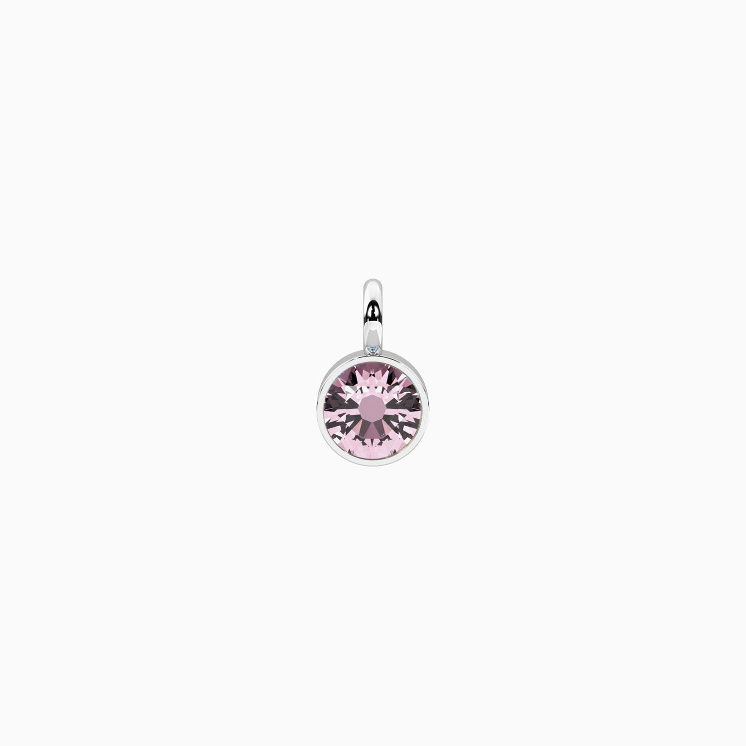 Ciondolo con zircone rosa tondo Kidult
