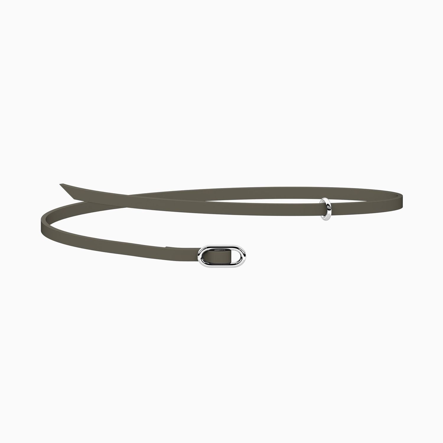 Choker-bracciale componibile in camoscio grigio Kidult
