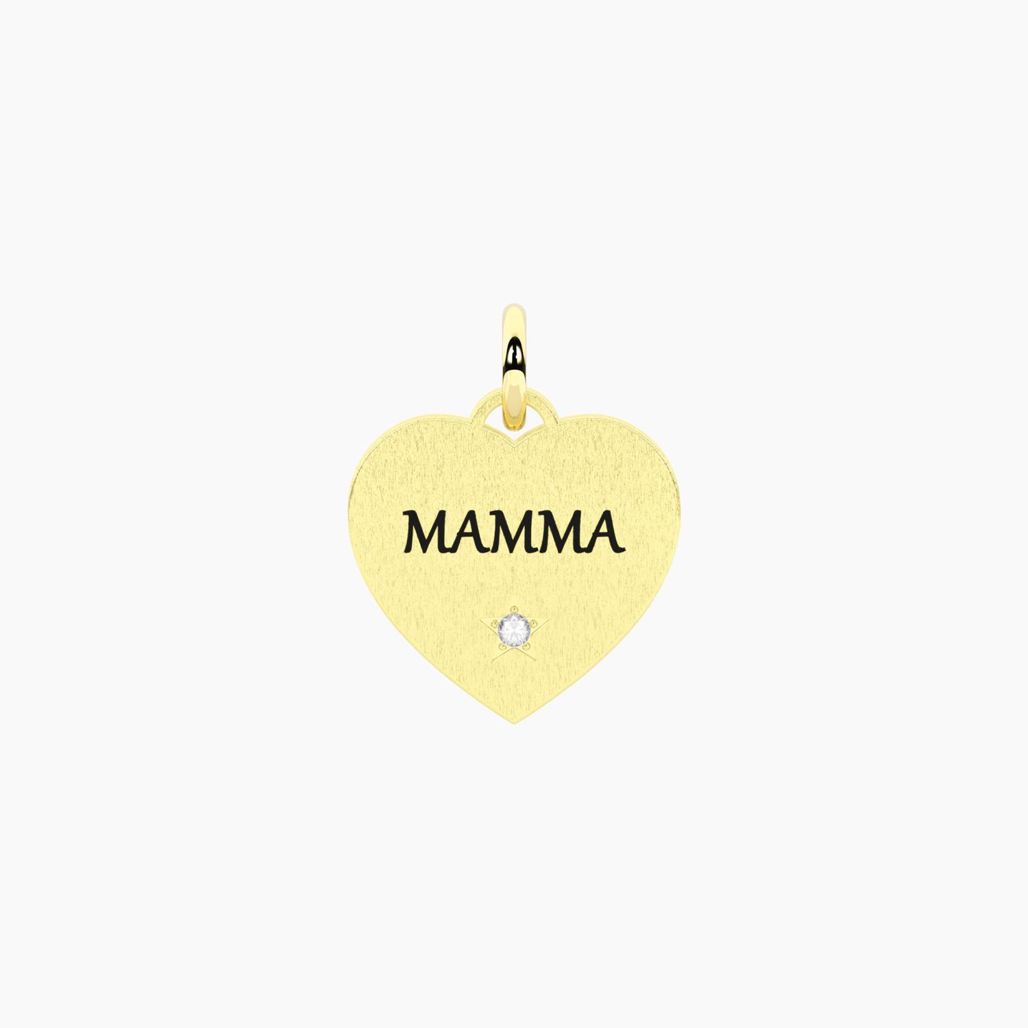 Ciondolo dorato con scritta mamma Kidult