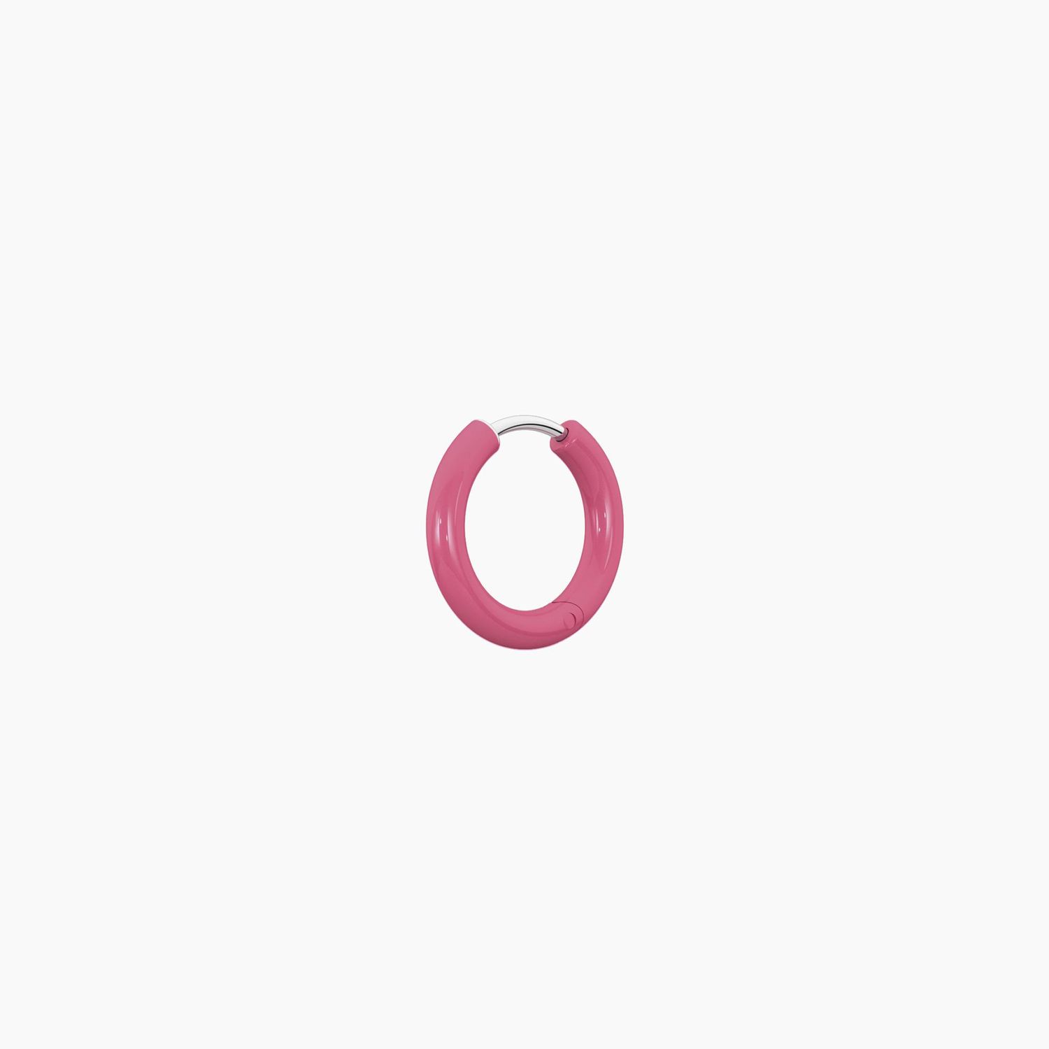 Orecchino componibile a cerchio rosa Kidult