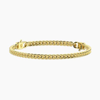 Bracciale componibile dorato con catena groumette Kidult