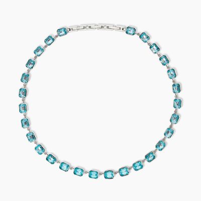 Girocollo con cristalli azzurri Style 01 Kidult