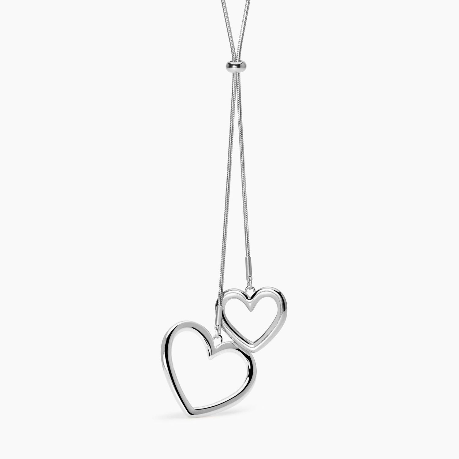 Collana con catena snake e cuori Kidult