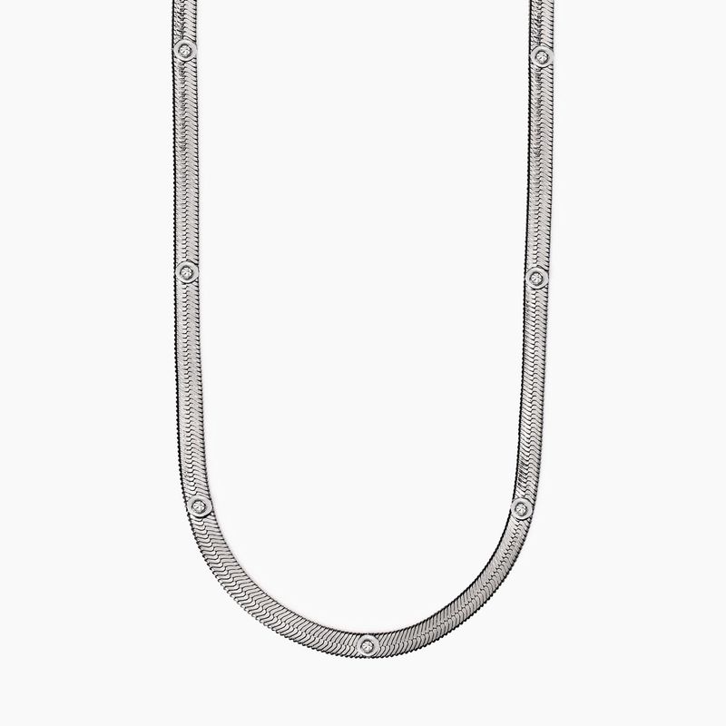 Girocollo con cristalli bianchi Style 04 Kidult