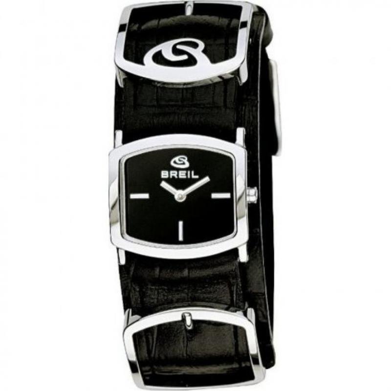 Orologio Breil Mujer donna in pelke nero Orologio Breil Mujer donna in pelke nero