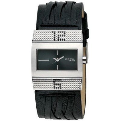 OROLOGIO Breil – da donna – quarzo analogico – Quadrante nero – cinturino pelle nero OROLOGIO Breil – da donna – quarzo analogico – Quadrante nero – cinturino pelle nero