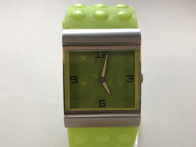 orologio Guess unisex verde con bracciale in silicone con bolle orologio Guess unisex verde con bracciale in silicone con bolle