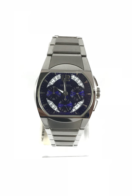 Orologio crono donna con datario e quadrante viola Orologio crono donna con datario e quadrante viola