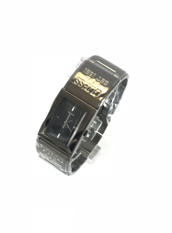 Orologio donna rigodo, color Canna di fucile con scritta Guess USA