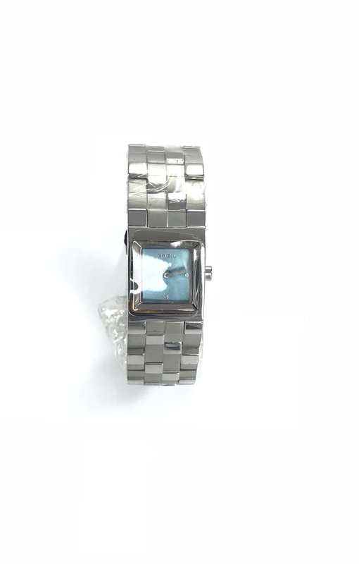 OROLOGIO DONNA SOLO TEMPO SEMIRIGIDO CONQUADRANTE AZZURRO
