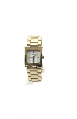 OROLOGIO ACCIAIO DONNA, DORATO CON QUADRANTE BIANCO OROLOGIO ACCIAIO DONNA, DORATO CON QUADRANTE BIANCO