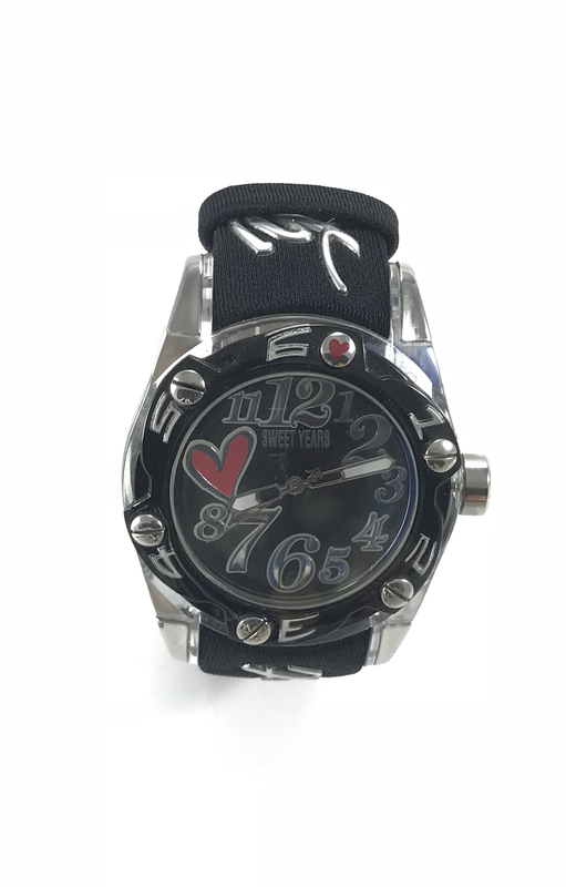 OROLOGIO SOLO TEMPO - DOVE66- CINTURINO NERO OROLOGIO SOLO TEMPO - DOVE66- CINTURINO NERO