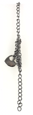BRACCIALE ACCIAIO CON CUORE