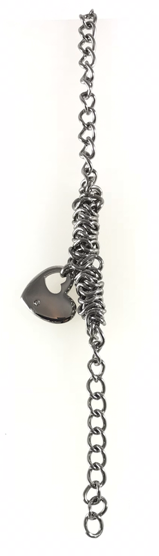 BRACCIALE ACCIAIO CON CUORE