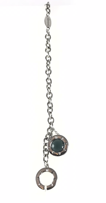 BRACCIALE CON CIONDOLO CON PIETRA SFACCETTATA BLU BRACCIALE CON CIONDOLO CON PIETRA SFACCETTATA BLU