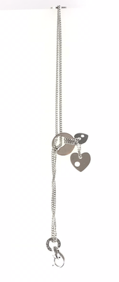BRACCIALE CON CIONDOLI A CUORE