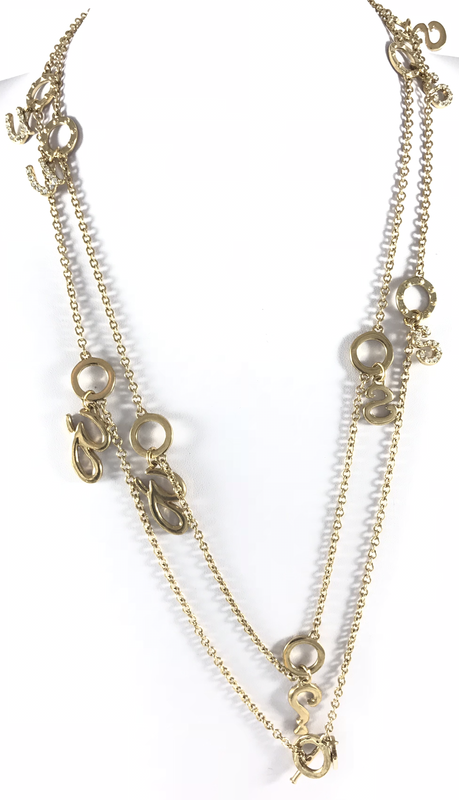 CHANEL GIALLA CM120 E PENDENTI CON ZIRCONI