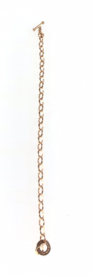 BRACCIALE IN ARGENTO ROSÈ CM 19