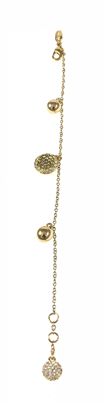 BRACCIALE “ MISS FASHION “ BRONZATO E PENDENTE CON SWAROVSKI