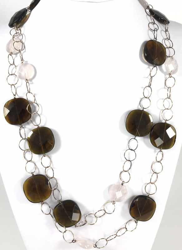 CHANEL cm 120 “IPPOCAMPO jewels” CON QUARZI SFACCETTATI. Ref. FIERAGR01