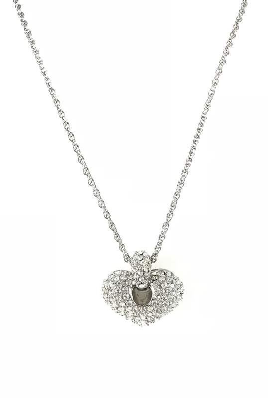 GIROCOLLO CON CUORE E PAVÉ SWAROVSKI GIROCOLLO CON CUORE E PAVÉ SWAROVSKI