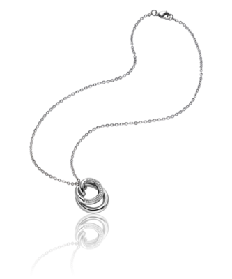 Collana Breil Knot in acciaio con Swarovski