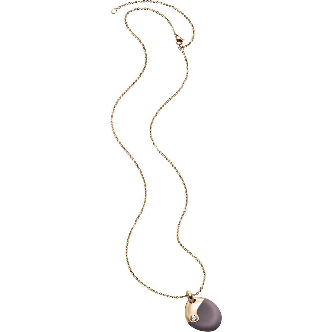 Collana donna Breil Sense of touch in acciaio dorato